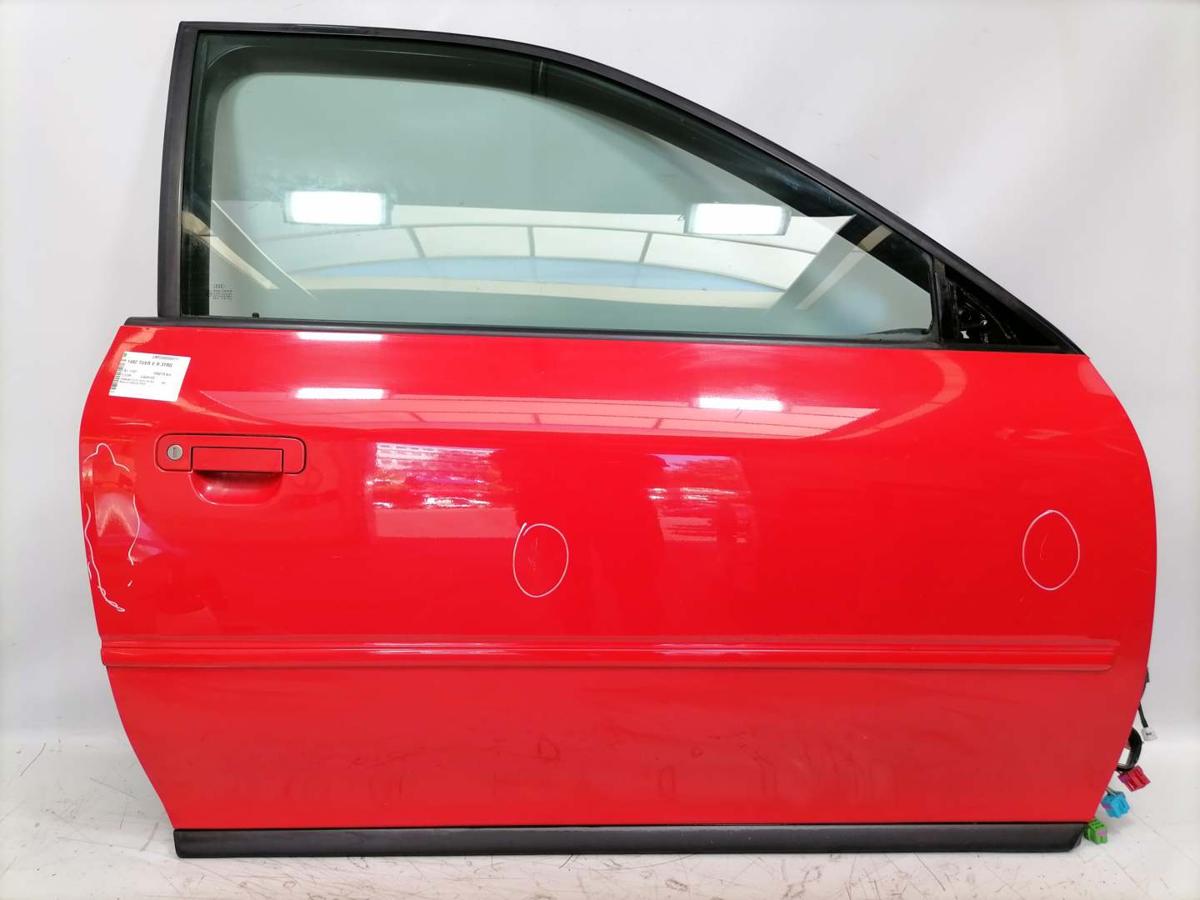 Audi A3 8L original Tür vorn rechts LY3H Laserrot 3-Türer Bj.1997